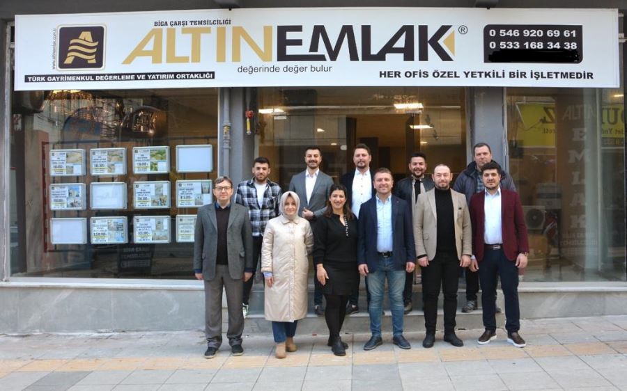 ALTIN EMLAK BİGA ÇARŞI TEMSİLCİLİĞİ YENİ YERİNDE HİZMETİNDE 