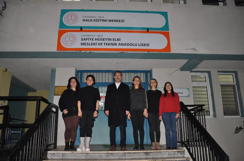 Kaymakam Dolu’dan Halk Eğitim Merkezine Ziyaret