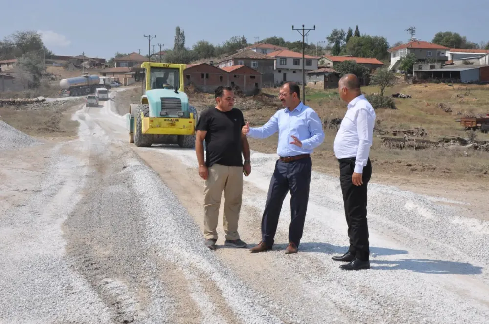 Kaymakam Erdinç Dolu,Çalışmaları Bizzat Yerinde Takip Ediyor